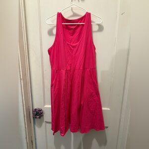 Torrid Hot Pink Sleeveless Skater Dress